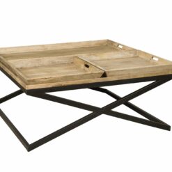Couchtisch mit Tabletts (Nr. 1)