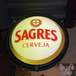 Bier Leuchtreklame Sagres